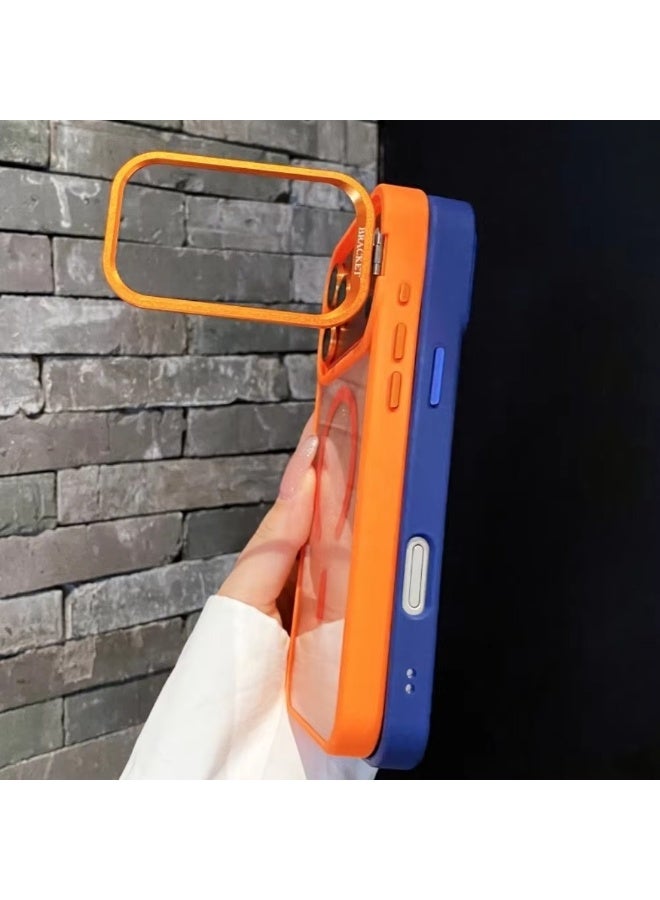 جراب شفاف مزود بحامل كاميرا مدمج قابل للتعديل لهاتف iPhone 17 Pro Max، جراب مغناطيسي شفاف مزود بعدسة كاميرا لهاتف iPhone 17 Pro Max - Image 5